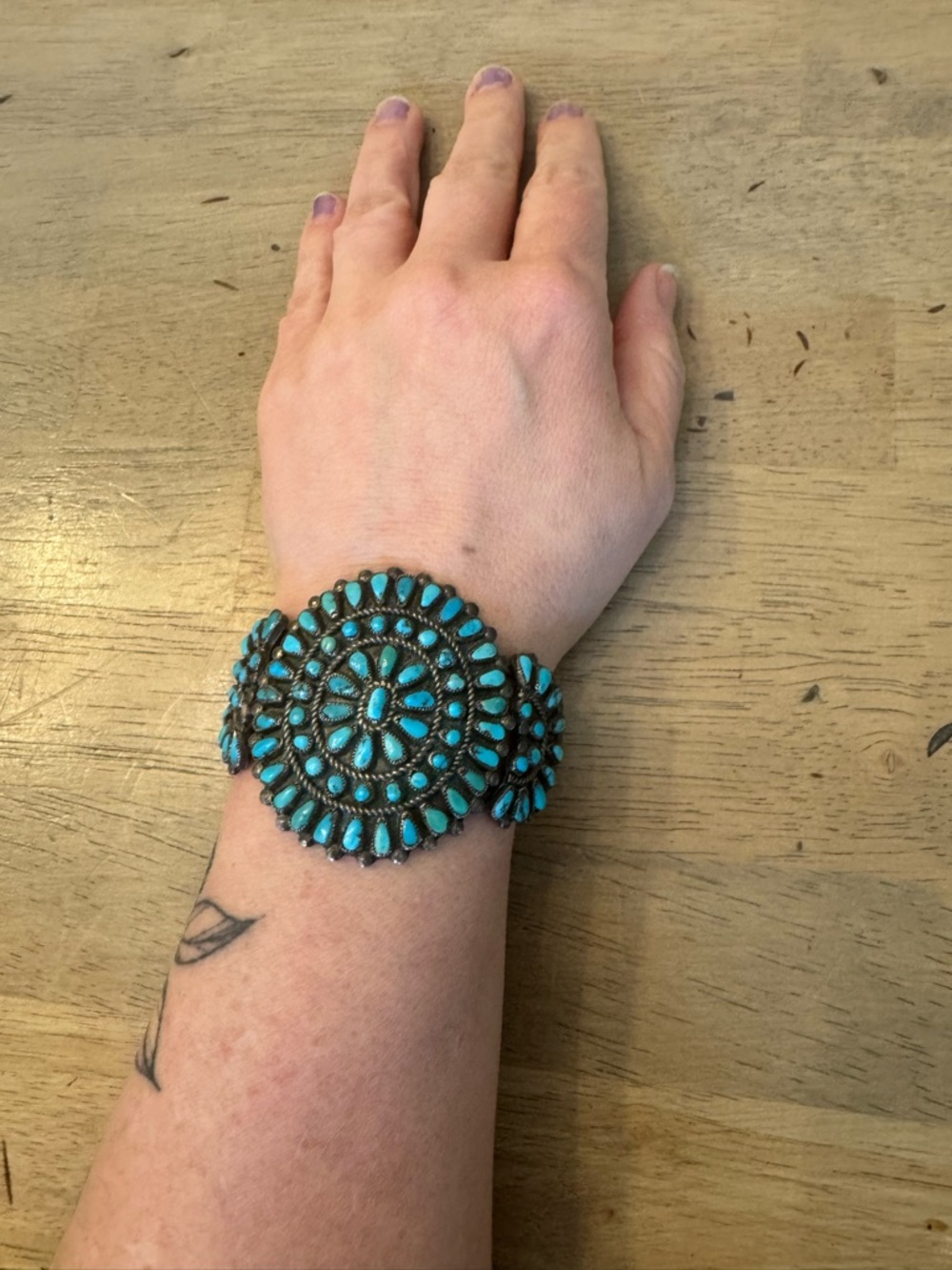 Vintage Navajo Turquoise and Silver bracelet